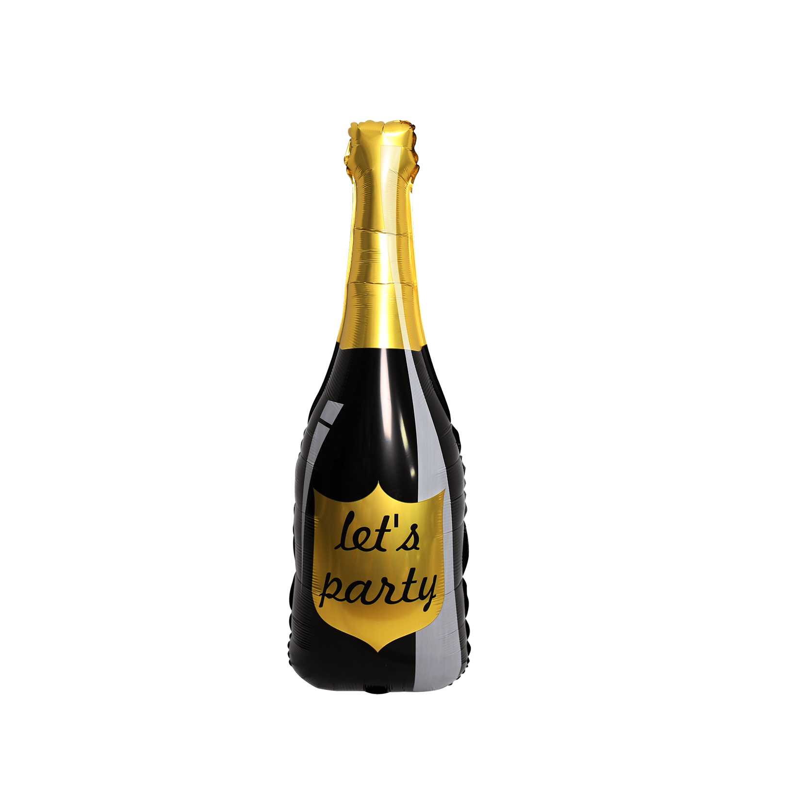 Black let's party bottle