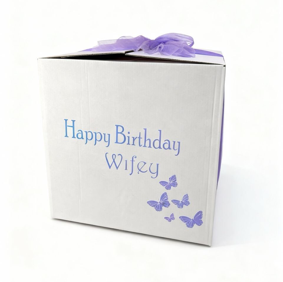 White Plain Balloon Box - Image 4