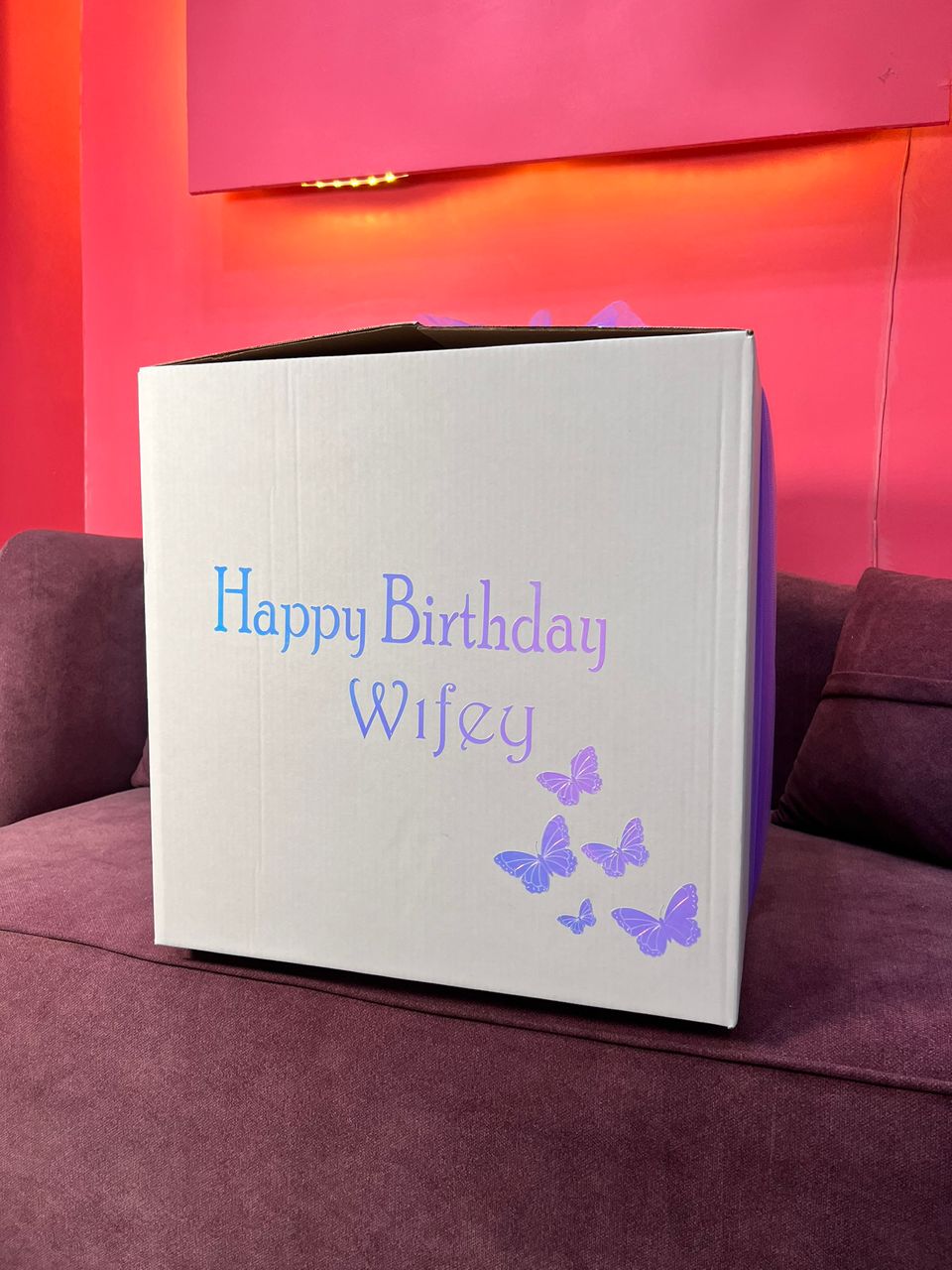 White Plain Balloon Box - Image 2