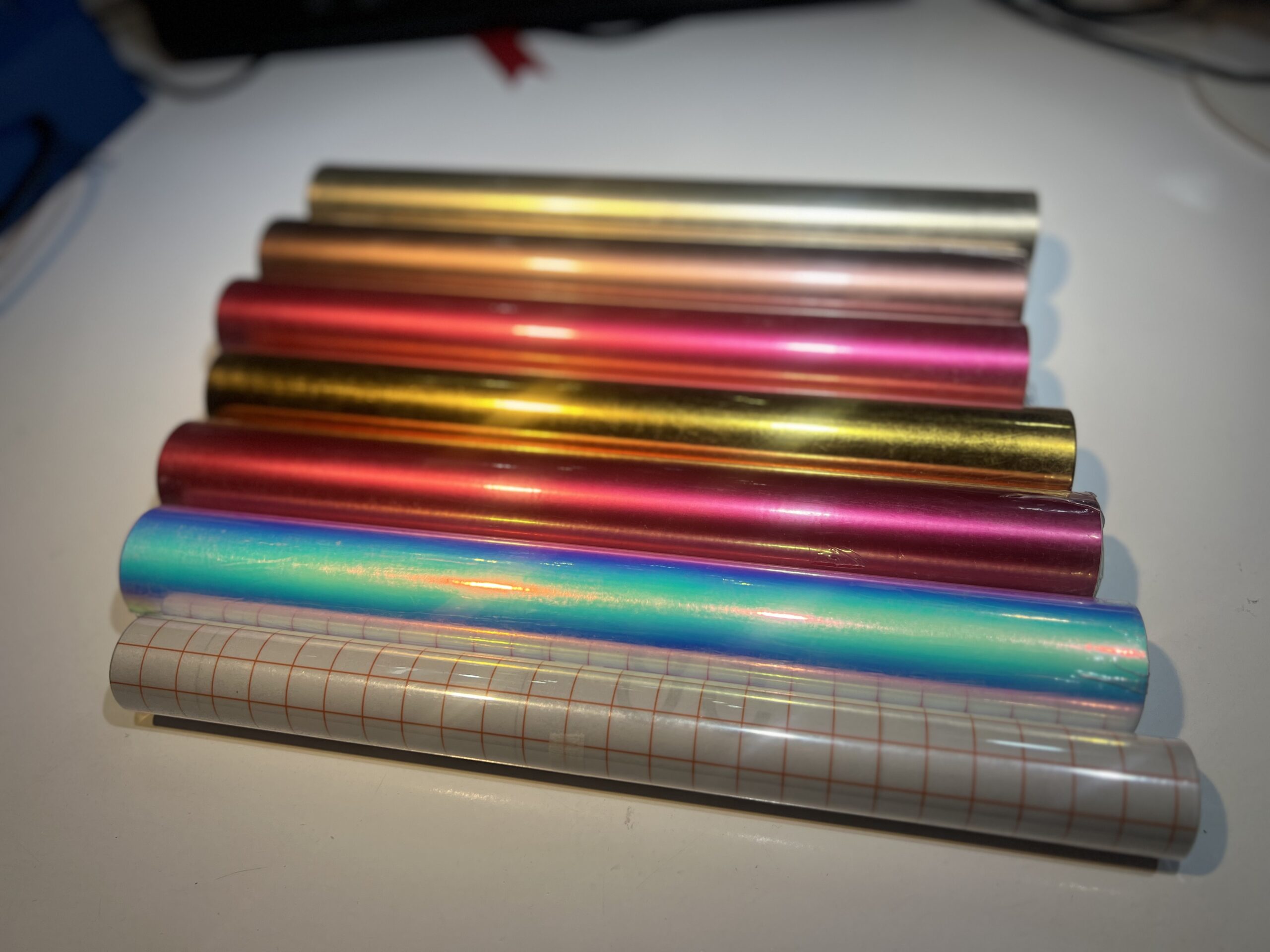 Matte Chrome Vinyl 30.5cm x 152cm HIETEX Adhesive Vinyl - Image 3