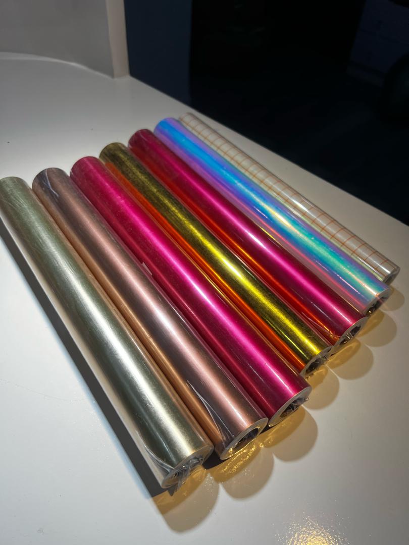 Matte Chrome Vinyl 30.5cm x 152cm HIETEX Adhesive Vinyl - Image 4