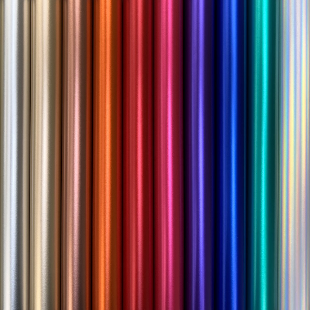 Matte Chrome Vinyl 30.5cm x 152cm HIETEX Adhesive Vinyl